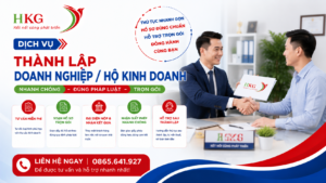 DỊCH VỤ THÀNH LẬP DOANH NGHIỆP, HỘ KINH DOANH TRỌN GÓI TẠI TP.HCM